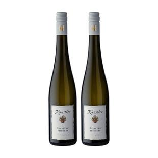 昆斯特勒雷司令半甜白葡萄酒750ml*2瓶德国莱茵高原瓶进口