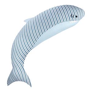 乐瓜鲨鱼抱枕男生款睡觉夹腿侧睡女生长条枕头成人床上专用可拆洗