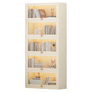 飘窗收纳柜防晒空间利用储物柜2025新款爆款卧室上掀玻璃门窗边柜