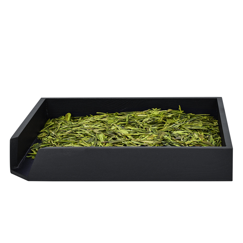 评茶盘黑色木质茶叶SC认证审评盘中式评茶师大茶厂老师傅传统手工