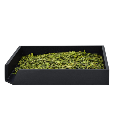 方形木质黑色哑光评茶盘