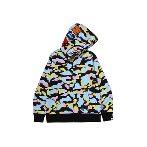 BAPE糖果鲨鱼连帽卫衣开衫外套