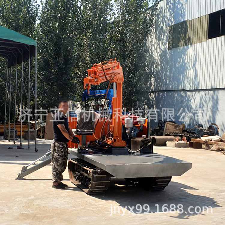 履带折臂随车吊 工程建筑绿化用的小型履带随车吊机 自制履带吊车