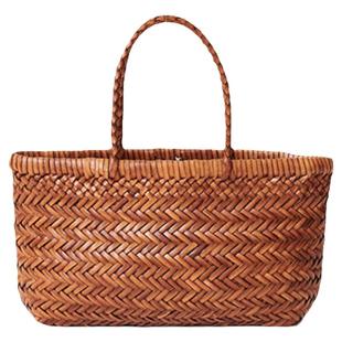 正品现货Dragon diffusion8809法式手工牛皮编织包休闲手提包小号