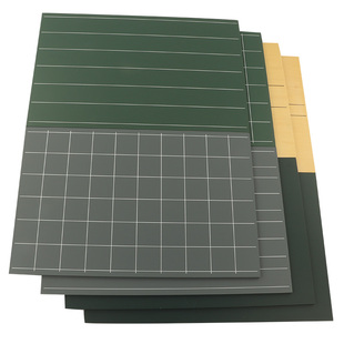 蒙氏教具语言区蒙特梭利字母配套小黑板线谱板双线方格田字格原木