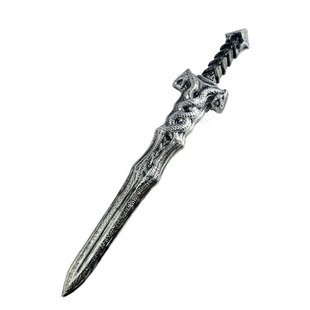 万圣节儿童剑塑料宝剑客骷髅双蛇剑骑士宝刀安全玩具刀剑海盗刀剑