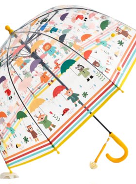 透明雨伞幼儿园小学生儿童专用伞