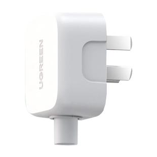 绿联电源插头不带线电源无线三脚插座10a漏电保护三相极带接地可拆线插线板接头