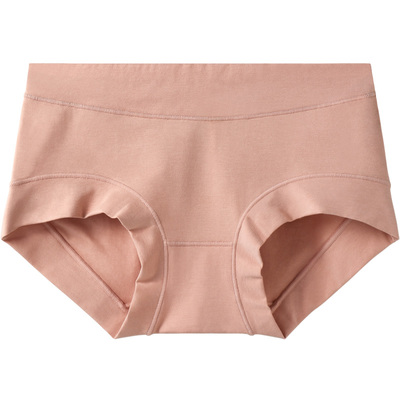 OOCO小平角纯棉女士内裤2条装