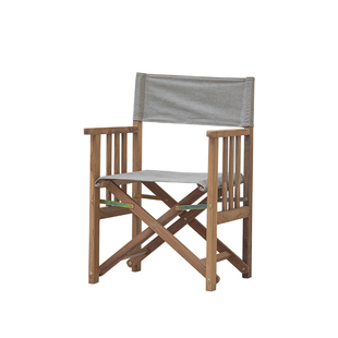叕木|实木导演椅折叠帆布户外庭院休闲椅靠背椅便携式露营柚木椅