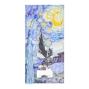 复古油画镂空金属书签教师节礼物定制高档精致创意高颜值精美礼品刻字立体黄铜卡片文创古典故宫莫奈风纪念品