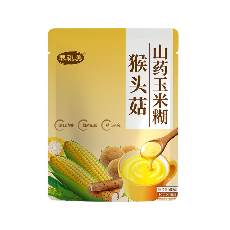 冲泡即食猴头菇山药玉米糊