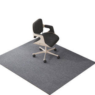 电脑椅地垫长方形垫子书房防滑转椅耐脏椅子滑轮家用书桌防磨地毯