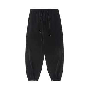 Roaringwild/咆哮野兽主线 黑色轻薄垂感运动长裤【热销中】