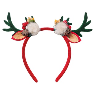 圣诞节森系小鹿角发箍发卡头饰装扮饰品2025圣诞礼物头箍发饰配件