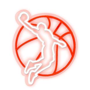 篮球足球羽毛球霓虹灯牌运动健身房电竞房装饰灯锻炼主题招牌logo