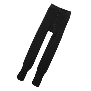 无骨儿童白色连裤袜秋冬款女童打底裤加绒加厚专业舞蹈袜宝宝踩脚