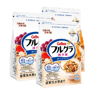 Calbee/卡乐B富果乐减少糖麦片冲饮早餐即食饱腹低GI