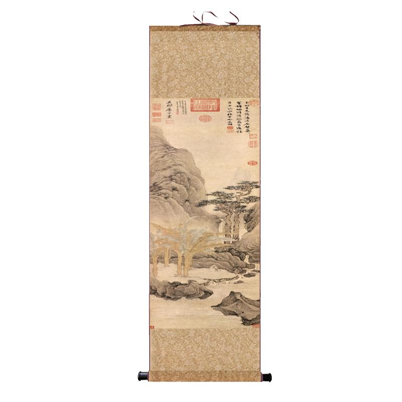 名家兰花客厅挂画装饰画玄关壁画国画