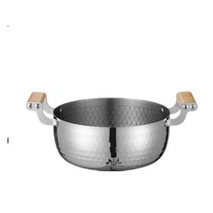 304不锈钢单人小火锅炖锅汤锅奶锅雪平锅煲汤锅米线锅宝宝辅食锅