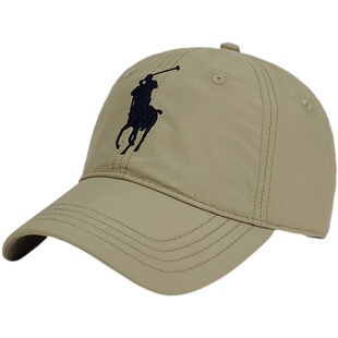 保罗帽子男士品牌帽子夏季防晒遮阳速干鸭舌帽POLO大马绣刺棒球帽