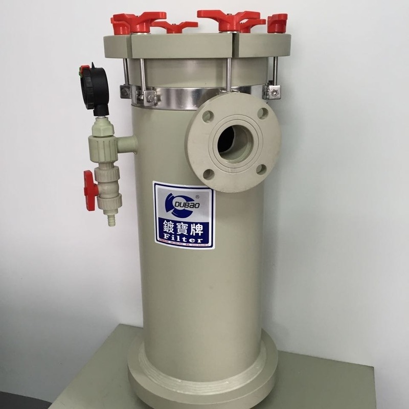 BF-2009小型过滤器 化工废水过滤器厂家 7支芯滤芯式电镀液过滤器