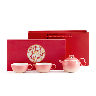故宫 福果 桃气满满 茶具套装 便携陶瓷茶壶茶杯 故宫官方旗舰店