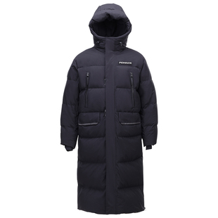 企鹅联名骆驼极寒羽绒服过膝中长男款25冬新款加厚保暖防风外套女