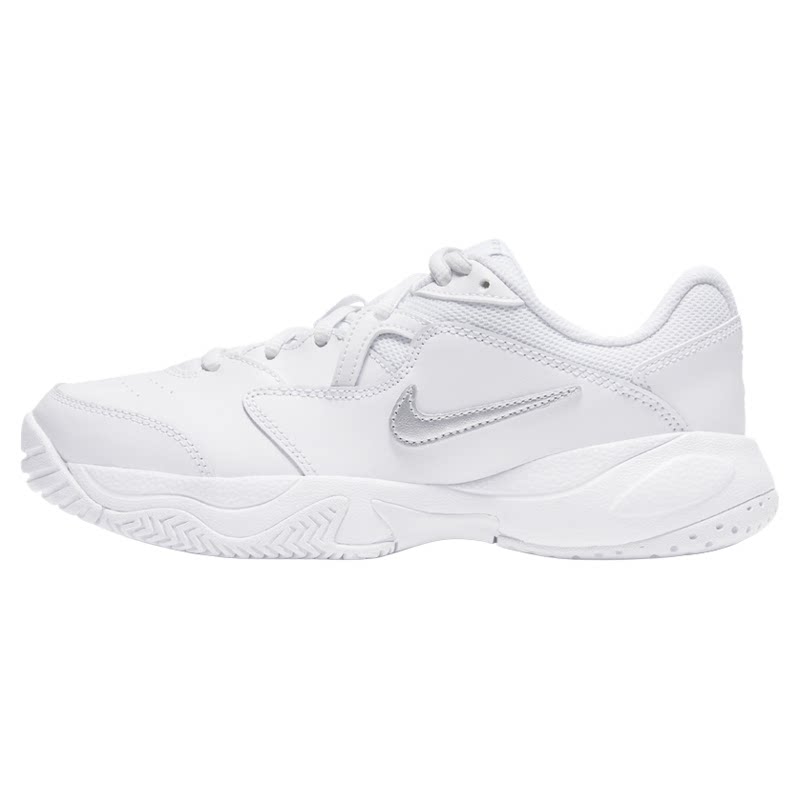 耐克青少年缓震网球鞋秋男女童训练NIKE COURT JR. LITE 2 CD0440