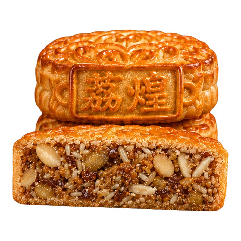 荔煌月饼散装老式木糖醇素五仁