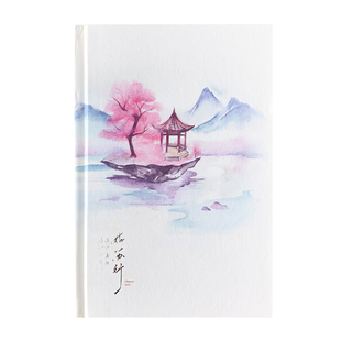 古风手账本姑苏风笔记本中国风复古彩页日记本苏州风景区文创文具