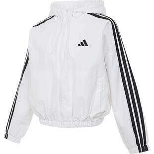 【自营】adidas阿迪达斯女子W 3S WV WB梭织连帽运动外套JZ2161