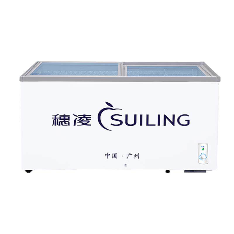穗凌冰柜商用雪糕柜卧式小型冷冻雪糕展示柜啤酒冷藏水柜养鱼冰箱