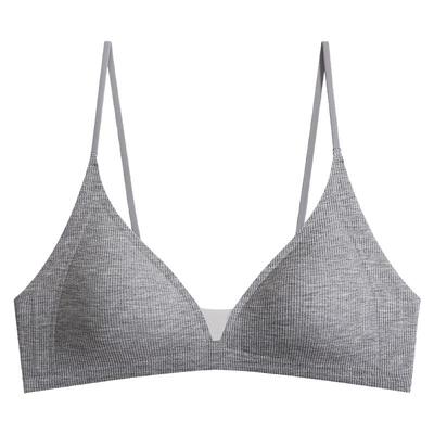 提未苏薄款法式三角杯深V内衣女