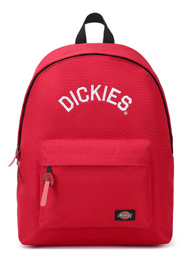 红色Dickies校园女双肩背包书包