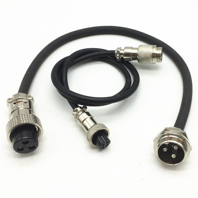 带线芯针公对母航空插头