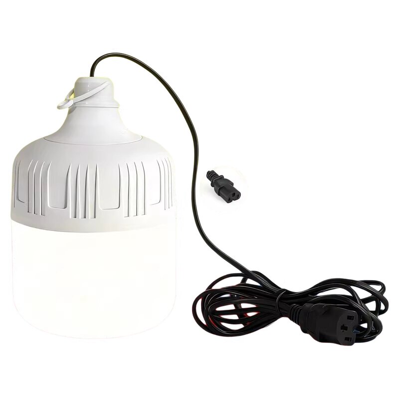 12V-85V专用低压灯超亮led灯泡夜市摆摊露营带开关电瓶三轮车灯