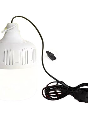 12V-85V专用低压灯超亮led灯泡夜市摆摊露营带开关电瓶三轮车灯