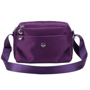 文力品牌斜挎包防水尼龙牛津帆布包妈妈小包中老年旅行轻便小方包