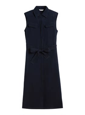 GANT/甘特女士无袖亚麻连衣裙