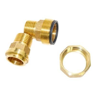 埃美柯螺纹黄铜活动接头