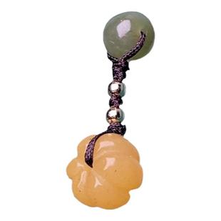 正品和田玉吊坠手链小提溜宝宝佛南瓜莲蓬黄龙玉手串diy隔珠配件