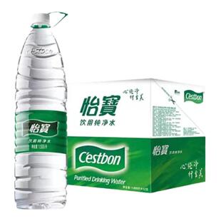 怡宝纯净水1.55L*12瓶整箱大瓶水1555ml非矿泉水1.5升饮用瓶装水