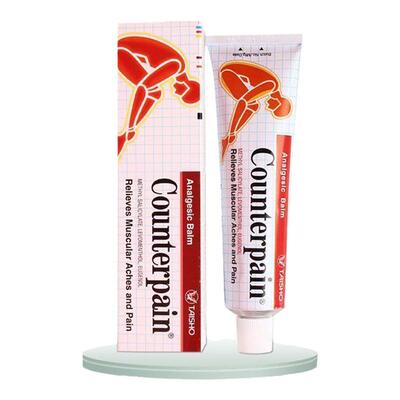 泰国施贵宝Counterpain酸痛膏关节扭伤缓解运动后肌肉酸痛按摩膏