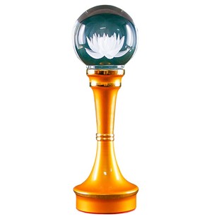 水晶莲花灯佛供灯led佛灯七彩长明灯佛前供灯观音灯神灯插电家用