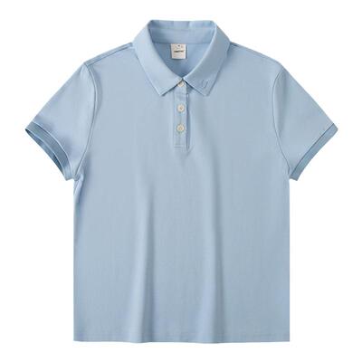 UNRETRO复古修身短袖polo衫T恤