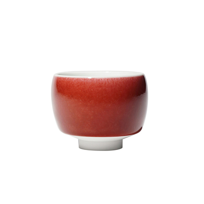 景德1004全手工原矿釉铜红茶杯