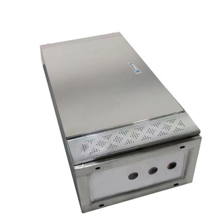 不锈钢配电箱201室内落地柜304防水电控箱XL21动力柜加厚双门明柜