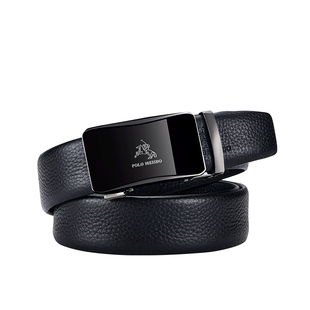 正品保罗男士皮带真皮腰带男2025新款男式牛皮裤腰带高档生日礼物