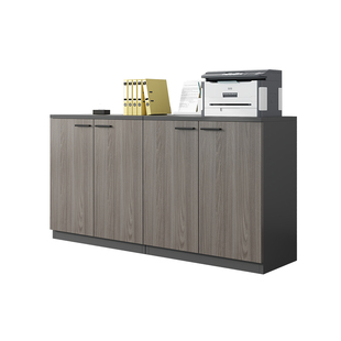 办公室柜子矮柜储物柜档案资料复印打印机落地置物木质收纳文件柜